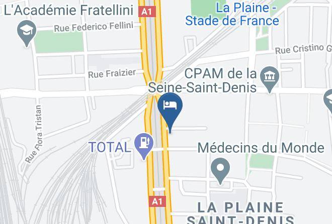 Seine St Denis - Hotel Ibis Styles Paris Saint Denis Plaine Maps