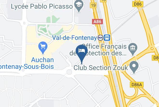Val De Marne - Ibis Styles Paris Val De Fontenay Maps