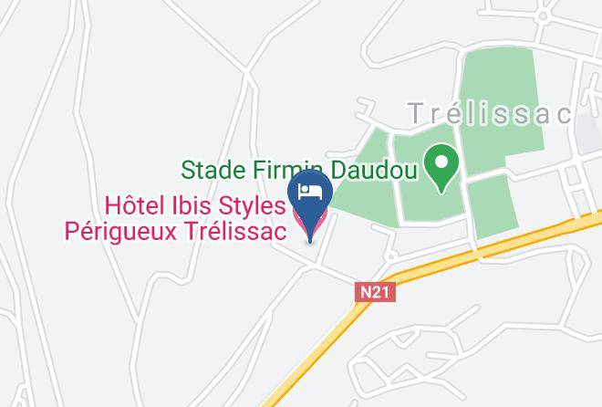 Dordogne - Ibis Styles Perigueux Trelissac Maps