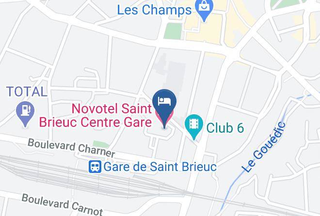 Novotel Saint Brieuc Centre Gare Map