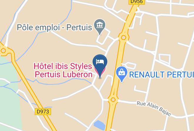 Vaucluse - Hotel Ibis Styles Pertuis Luberon Maps