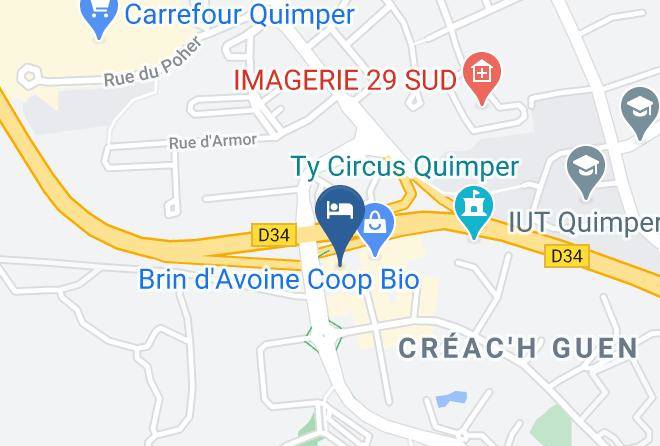 Finistere - Hotel Ibis Styles Quimper Maps