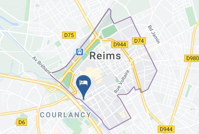 Marne - Ibis Styles Reims Centre Cathedrale Maps