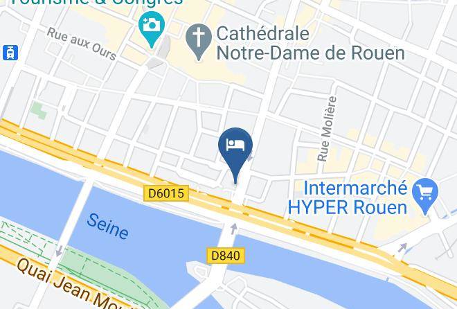 Seine Maritime - Ibis Styles Rouen Centre Cathedrale Maps