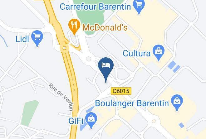 Hotel Ibis Styles Rouen Nord Barentin Map