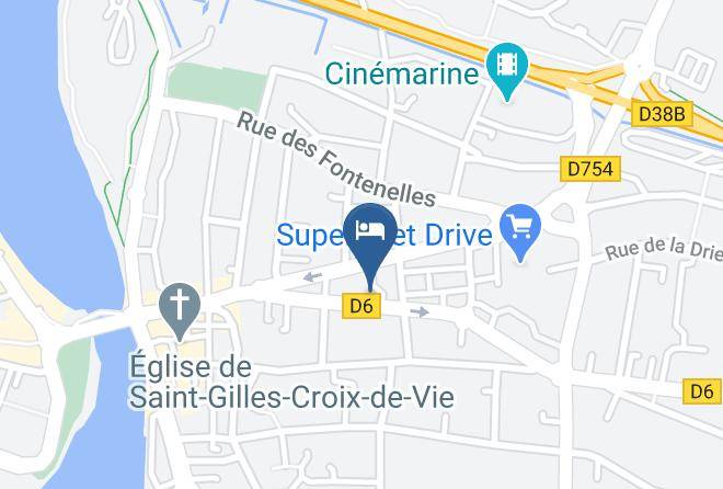 Vendee - Hotel Ibis Styles Saint Gilles Croix De Vie Maps