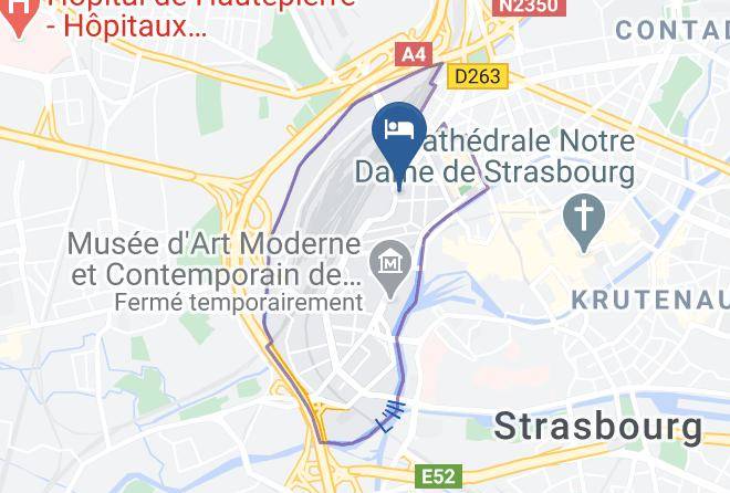Bas Rhin - Hotel Ibis Budget Strasbourg Centre Gare Maps