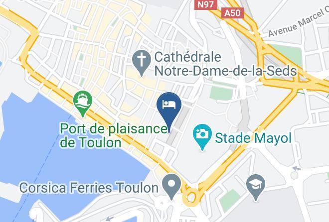 Var - Hotel Ibis Styles Toulon Centre Port Maps
