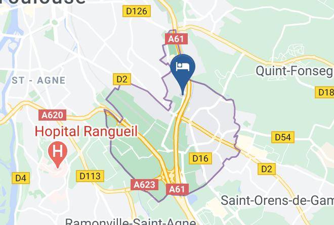 Haute Garonne - Ibis Styles Toulouse Cite Espace Maps