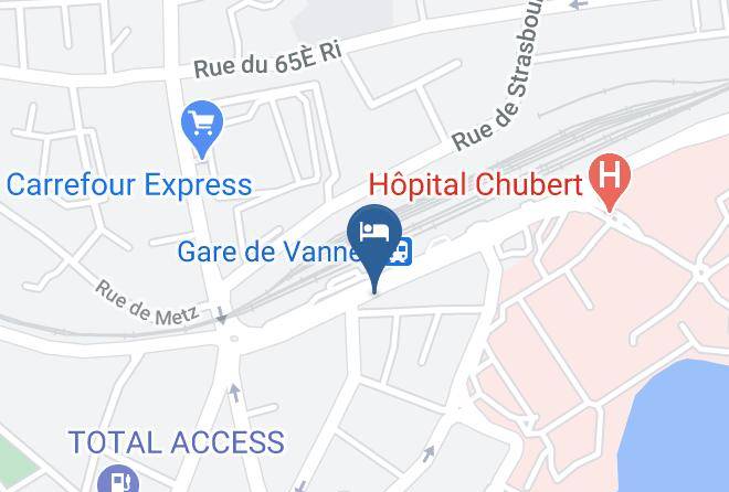 Morbihan - Ibis Styles Vannes Gare Centre Maps