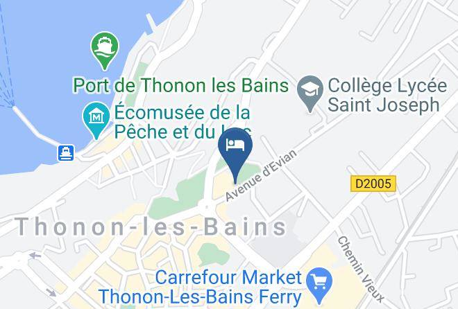 Haute Savoie - Hotel Ibis Thonon Centre Maps