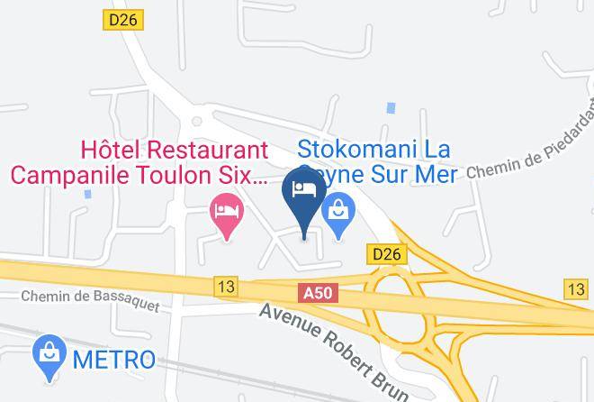 Var - Hotel Ibis Toulon La Seyne Maps