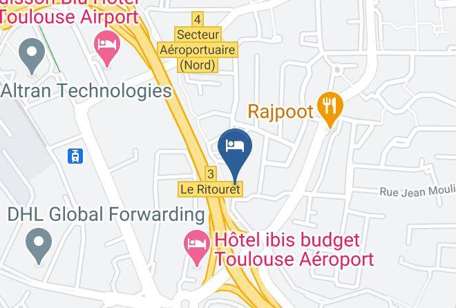 Haute Garonne - Ibis Toulouse Aeroport Maps