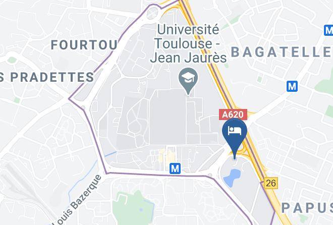 Haute Garonne - Hotel Ibis Toulouse Universite Maps