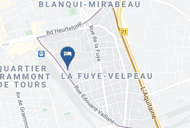 Indre Et Loire - Hotel Ibis Tours Centre Gare Maps