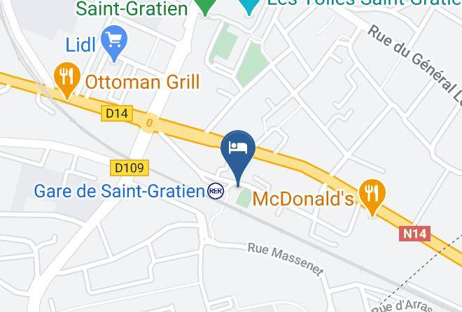 Val D Oise - Ibis Saint Gratien Maps