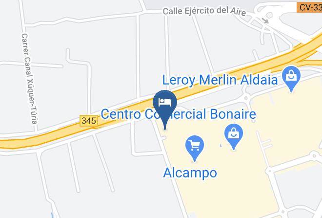 Hotel Ibis Valencia Bonaire Map