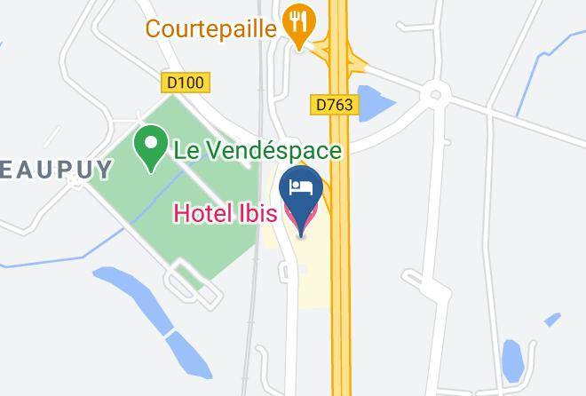 Vendee - Ibis La Roche Sur Yon Maps