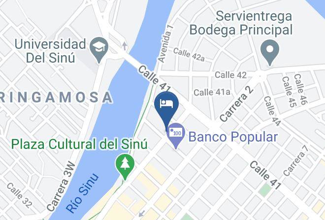 Monteria - Hotel Ibiza Central Maps