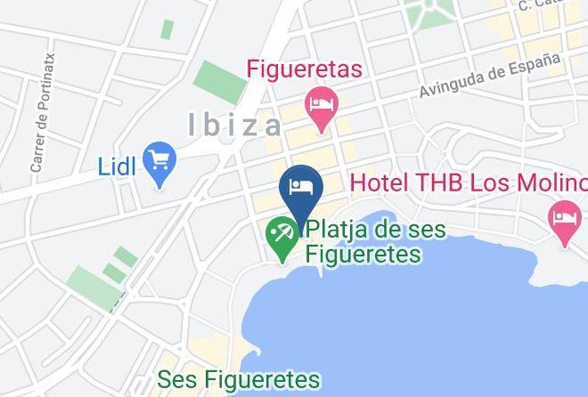 Hotel Ibiza Playa Map