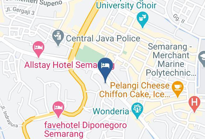 Kota Semarang - Hotel Ibrahim Syariah Simpang Lima Maps