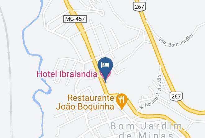 Bom Jardim De Minas - Hotel Ibralandia Maps