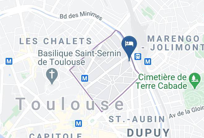 Haute Garonne - Hotel Icare Toulouse Maps