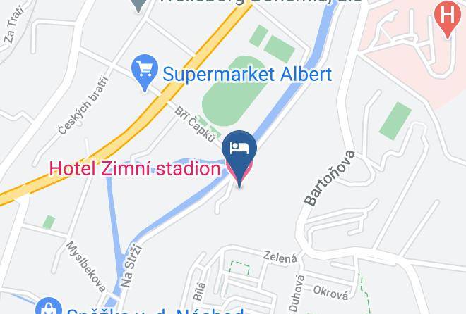 Nachod - Hotel Ice Rink Maps
