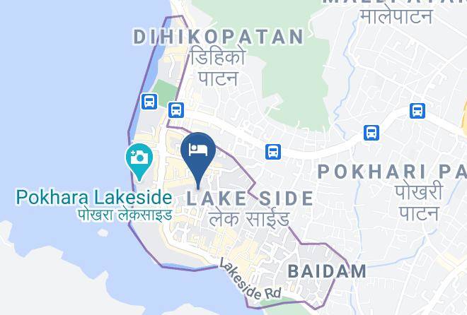 Pokhara - Hotel Iceland Maps