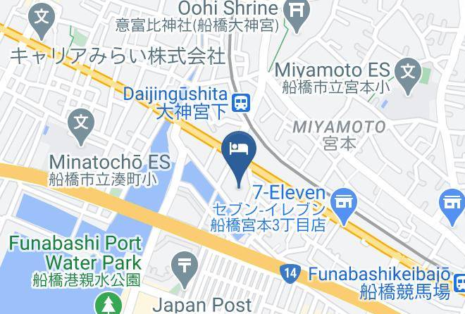 Funabashi City - Hotel Ichimatsu Maps