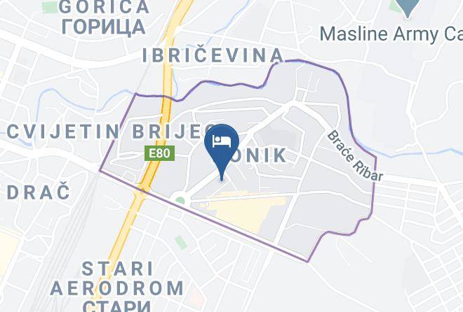 Podgorica - Hotel Ideal Maps