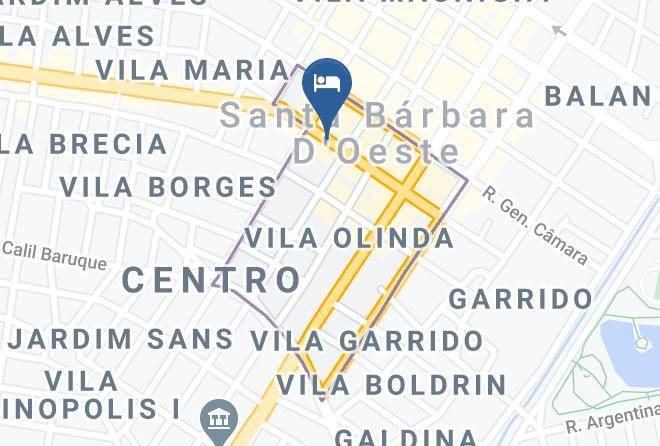 Santa Barbara Doeste - Hotel Ideal Pousada Maps