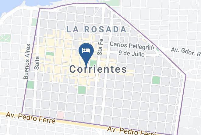 Corrientes - Hotel Identidad Maps