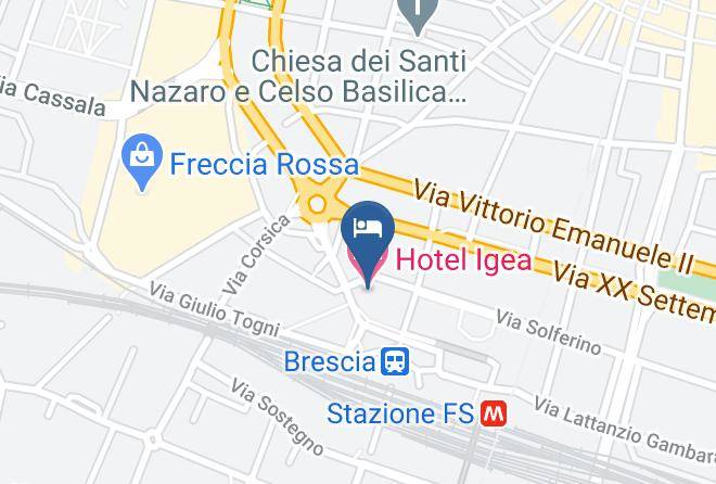 Brescia - Hotel Igea Maps