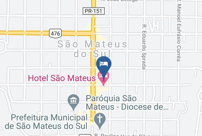 Sao Mateus Do Sul - Hotel Iguacu Maps