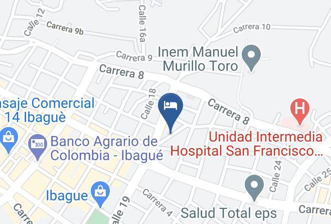 Ibague - Hotel Iguaima Maps