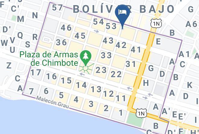 Hotel Iguazu Chimbote Map