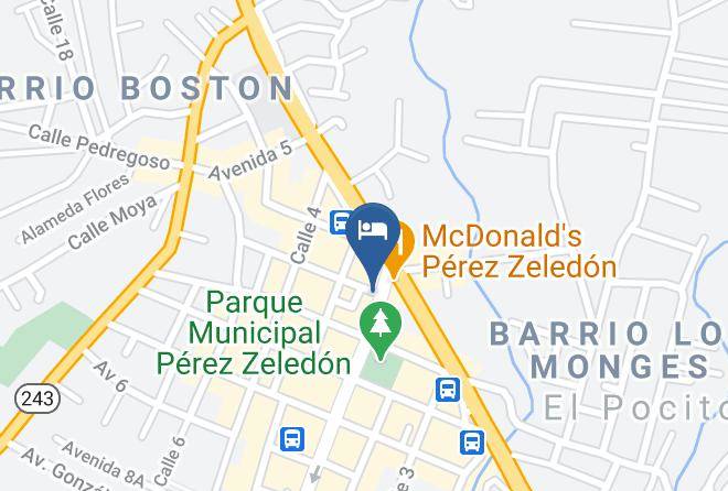 Perez Zeledon - Hotel Iguazu Maps