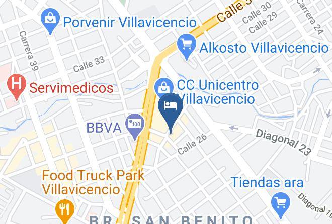 Villavicencio - Hotel Iguazu Maps