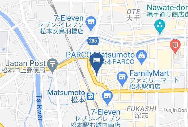 Matsumoto City - Hotel Iidaya Maps