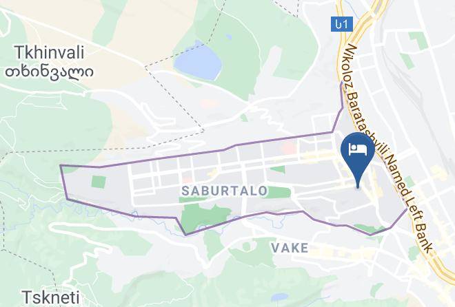 Tbilisi - Hotel Ikalto Maps