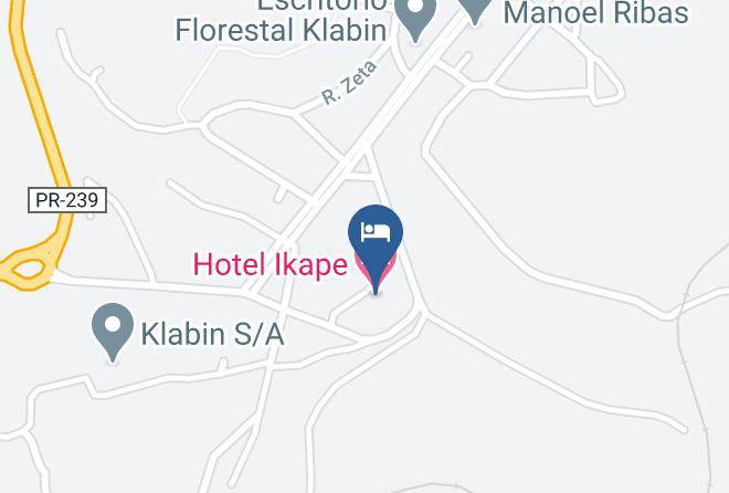 Telemaco Borba - Hotel Ikape Maps