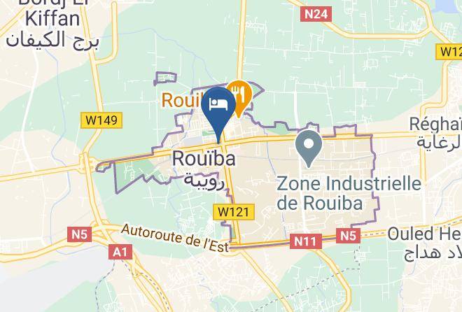 Algeria - Hotel Ikhlidjen Maps