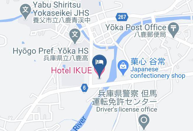 Yabu City - Hotel Ikue Maps