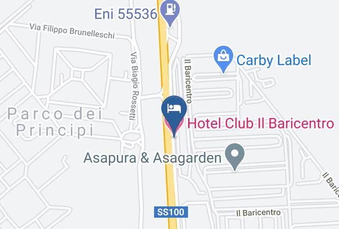 Bari - Hotel Club Il Baricentro Maps