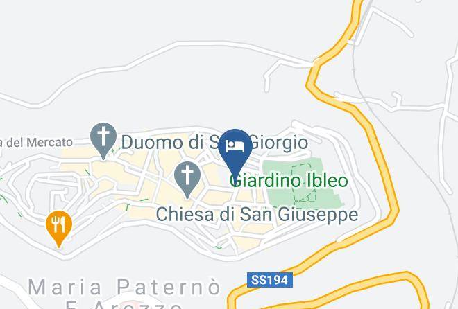 Ragusa - Hotel Il Barocco Maps