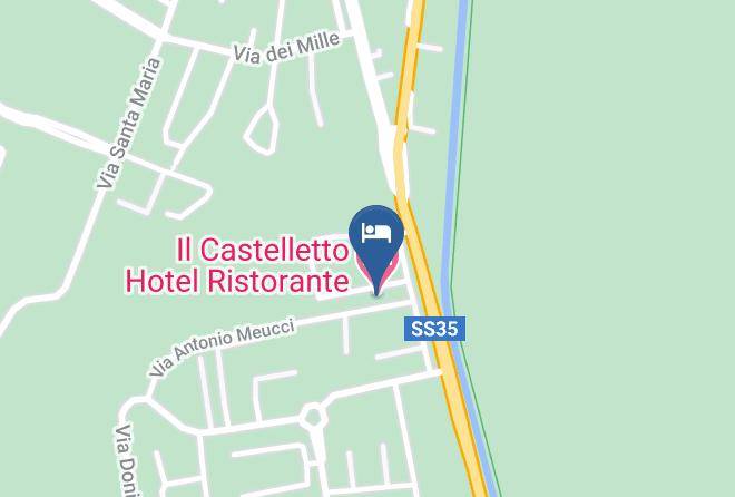 Milan - Il Castelletto Hotel Ristorante Maps