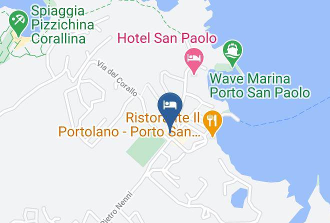 Sassari - Hotel Il Faro Di Molara Maps