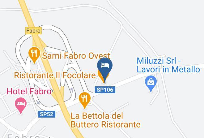 Terni - Hotel Il Focolare Maps