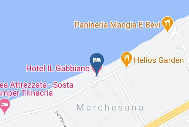 Messina - Hotel Il Gabbiano Maps